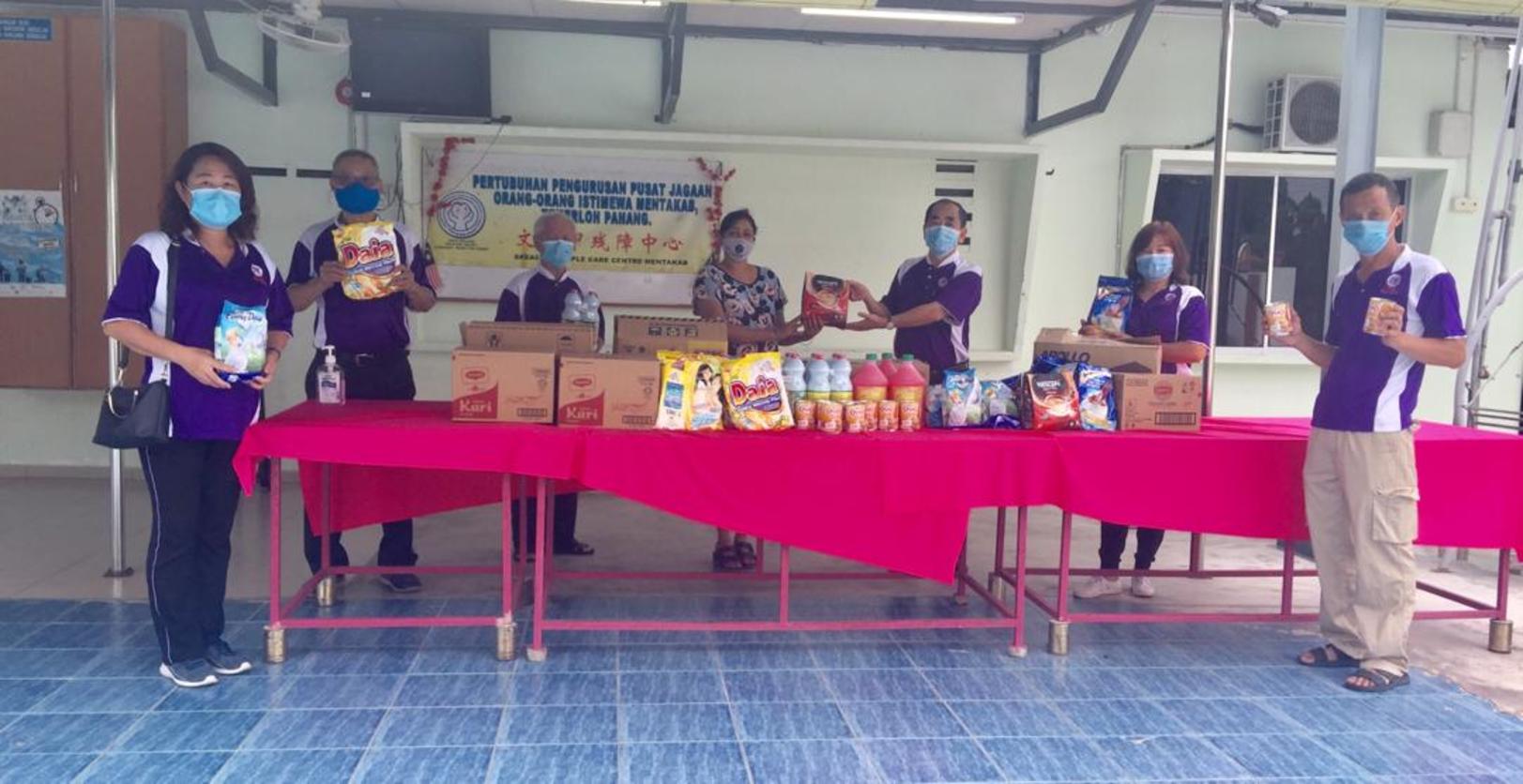 【管控令第70天】文德甲紫亨阁 捐残障中心物品