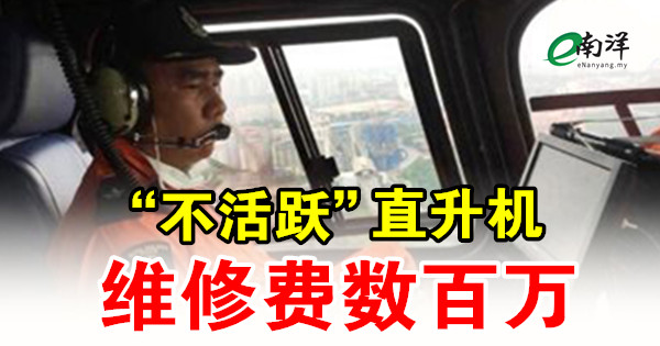 【总审计司报告】飞行部队“不活跃”直升机 维修费数百万