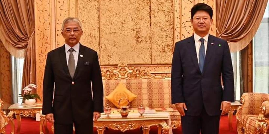 白天卸任前辞行 元首感谢促进马中关系
