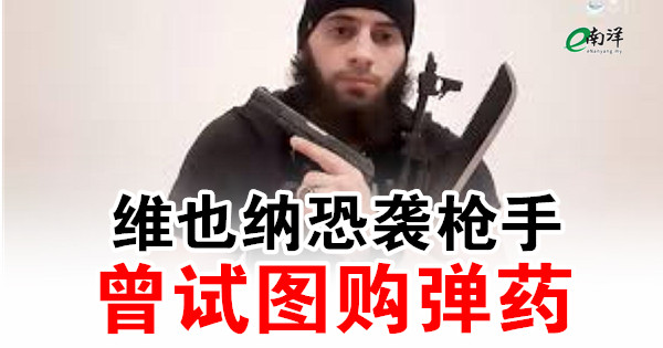 维也纳恐袭枪手曾试图购弹药