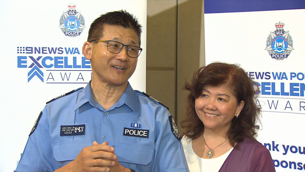 来自大马 精通多语  林文清膺西澳卓越警员