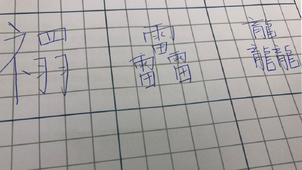103划写到手软 父母迷信取名“禤靐龘”