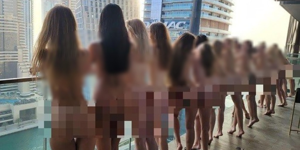 迪拜高楼裸女事件 摄影师拟售“独家画面”