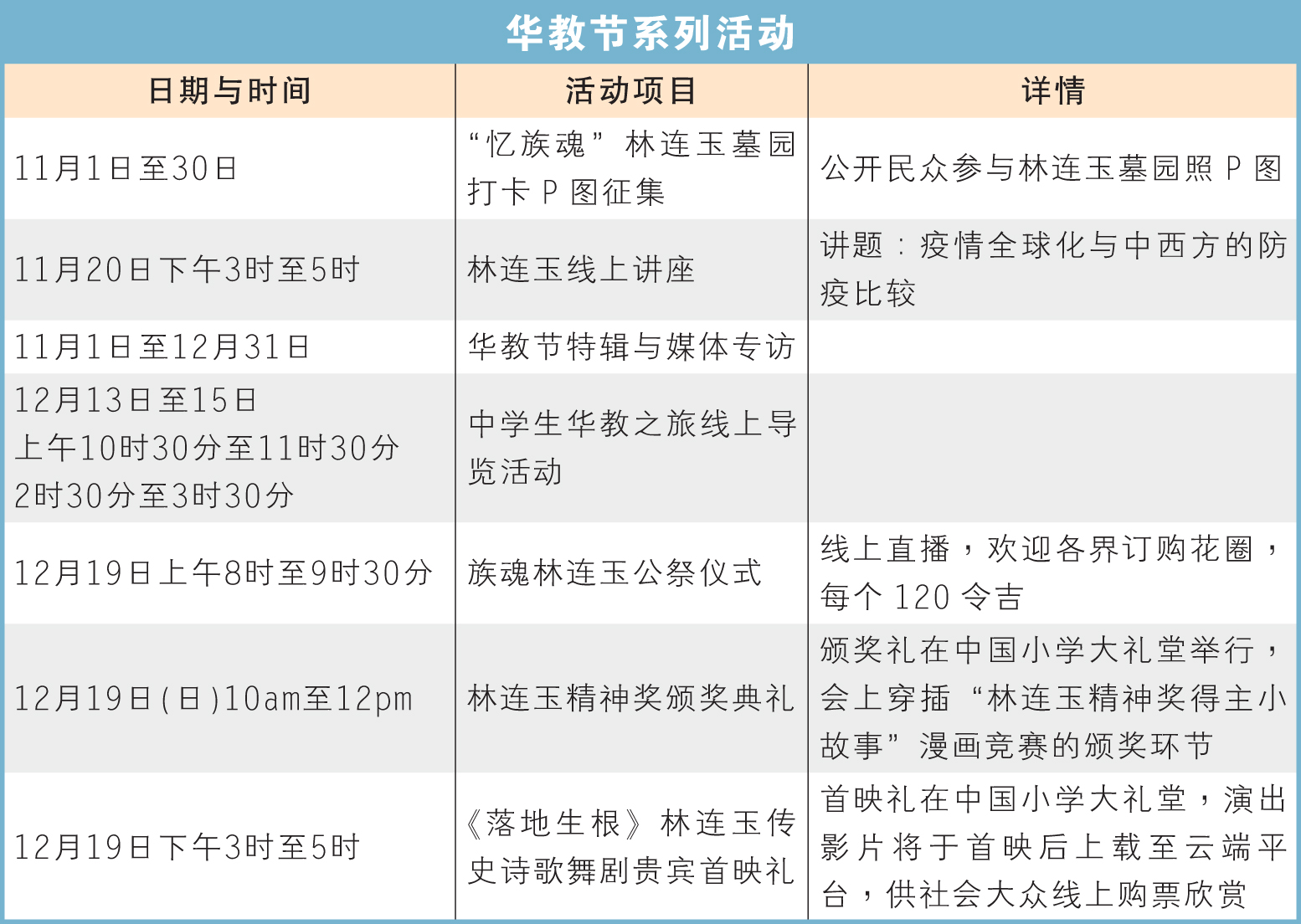 华教节系列活动