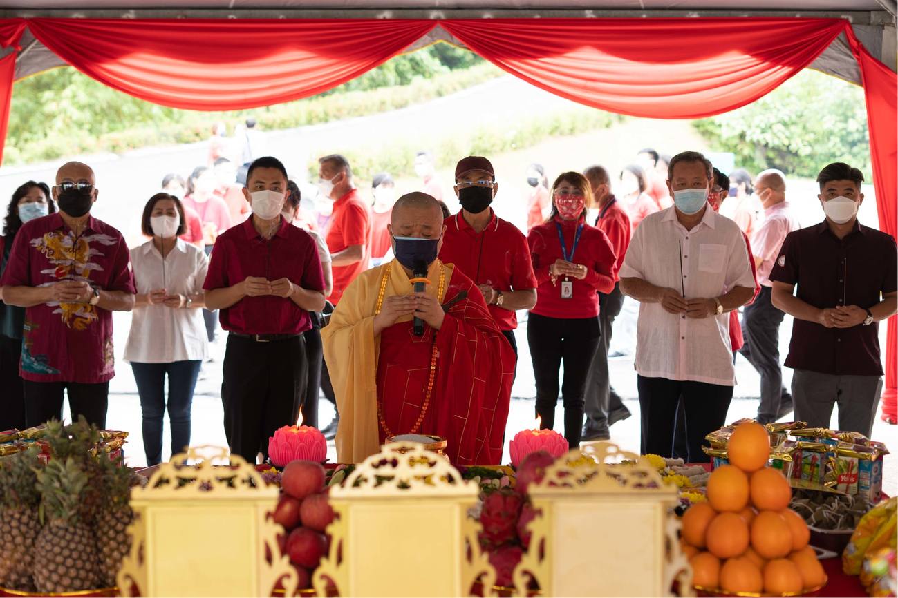 唐城骨灰殿动土