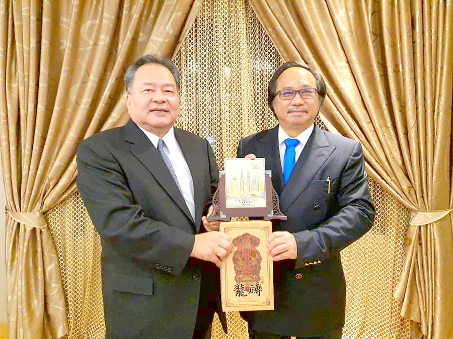 马台经贸协会办欢送会 林渭德任期届满返台