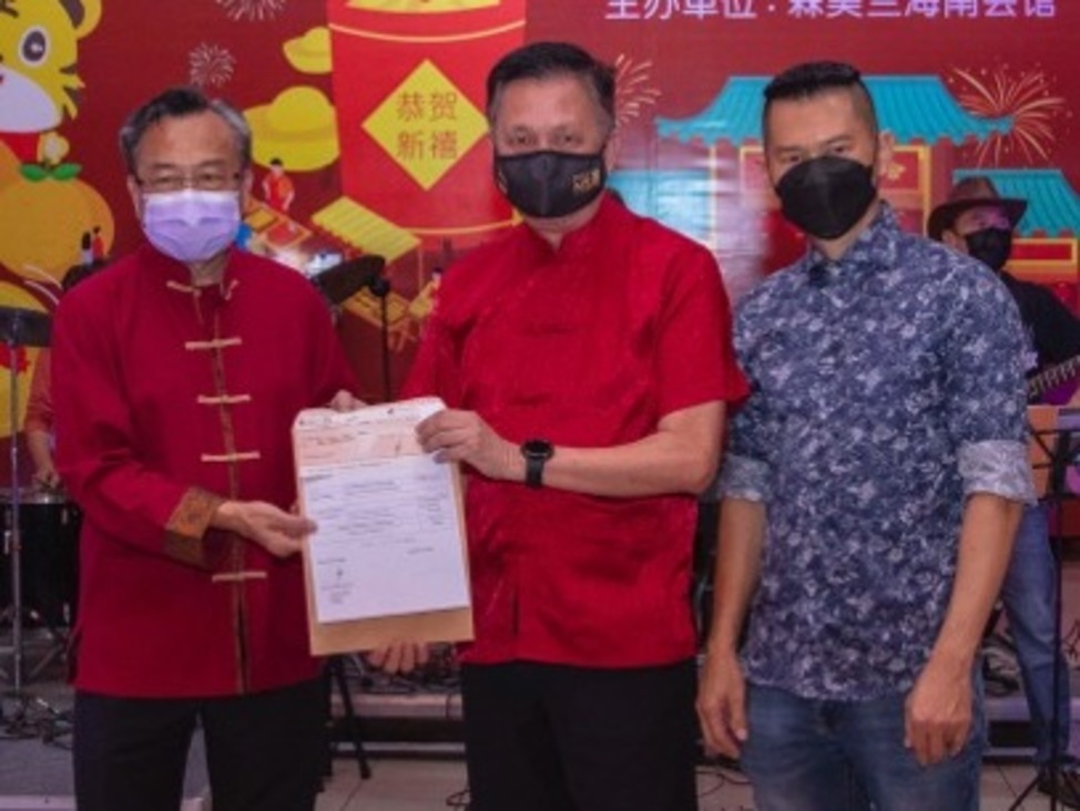 葉耀榮建議州政府  把森海南會館列景點