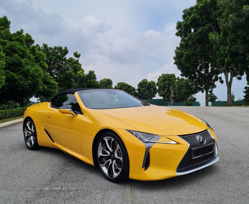 凌志LC 500 Convertible  尽显超跑气势