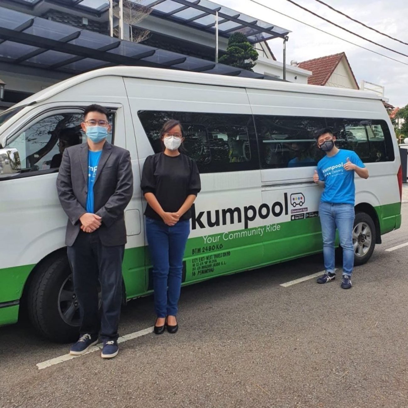 單日最高150乘客 Kumpool電召客貨車受歡迎