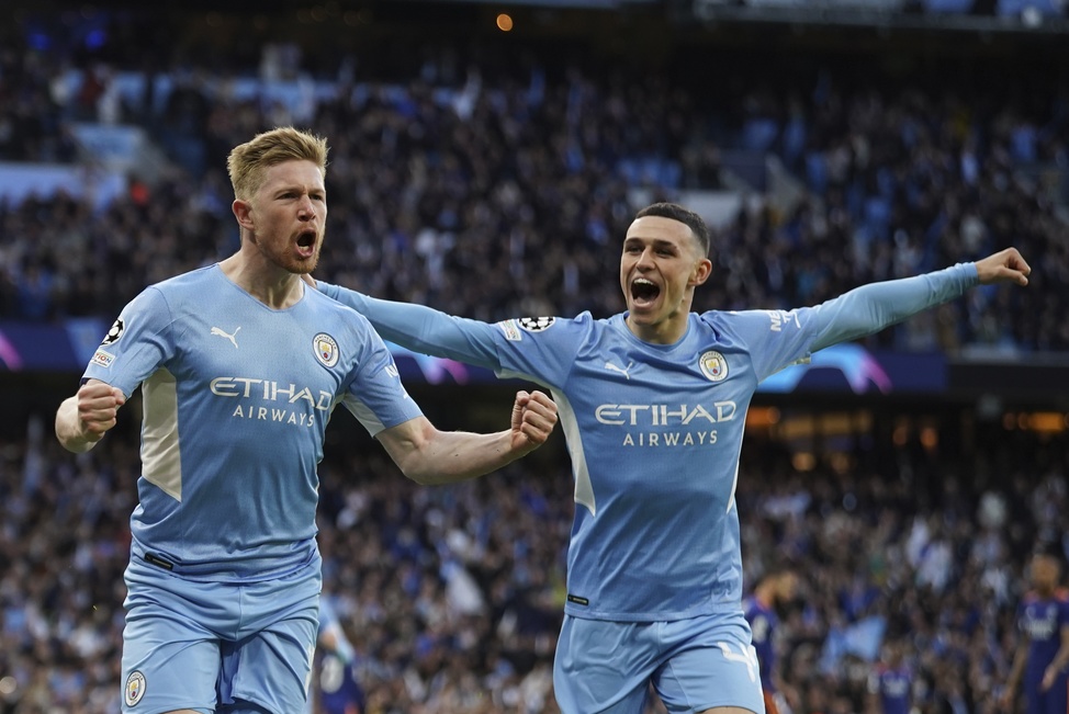 Kevin De Bruyne 德布劳内 Phil Foden 福登