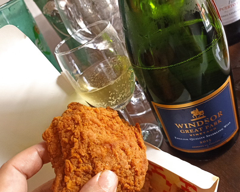 葡萄酒能配搭炸鸡吗？