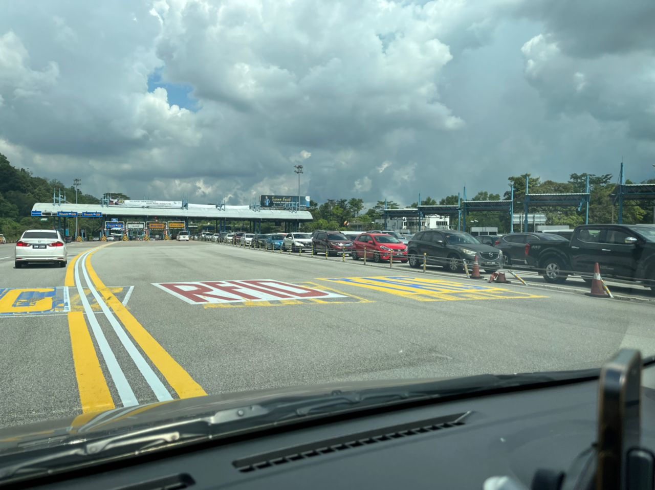 上云顶塞车