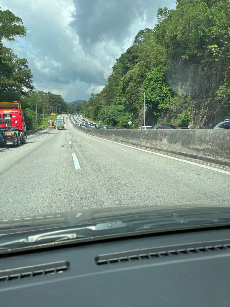 上云顶塞车