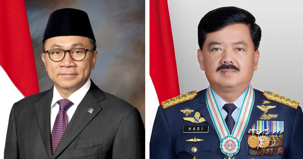 印尼部长 祖尔基弗里 哈迪 Zulkifli Hasan Hadi Tjahjanto
