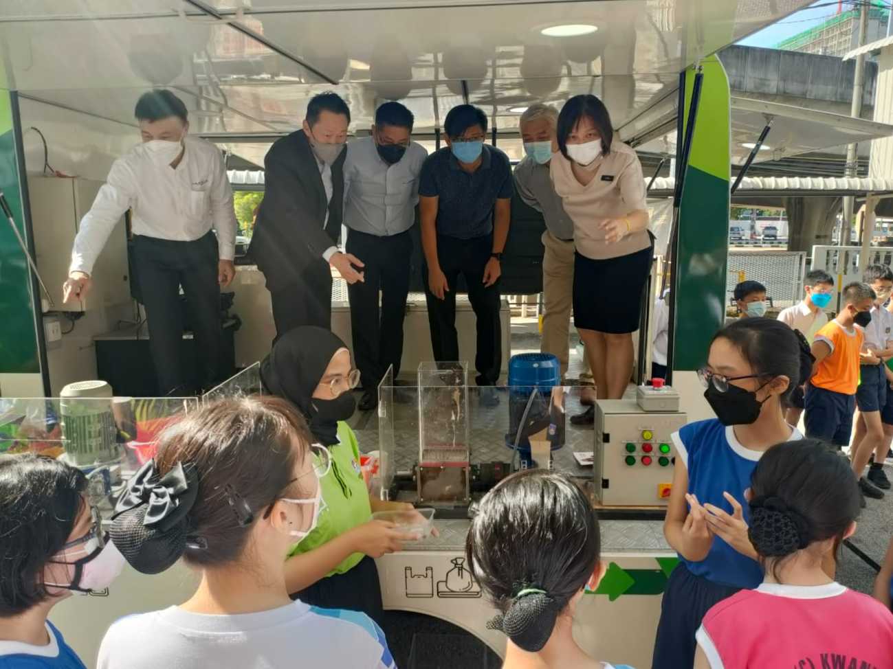 槟城绿色环保卡车