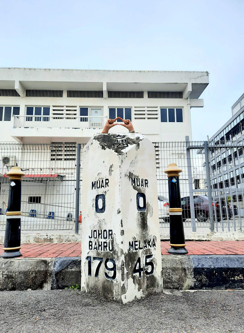 沙鲁,Desaru,联邦大道,旧路,里程碑,0 KM,公路,高速公路,导游,史秋芳,西班牙,