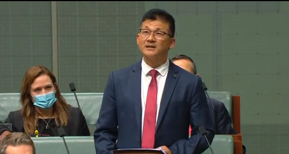 【视频】澳洲国会议员林文清首次发言 中巫双语感谢大马同胞