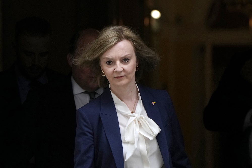 英国前首相 特拉斯下周访台