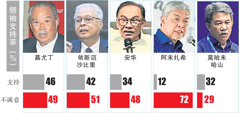 默迪卡民调 领袖支持率