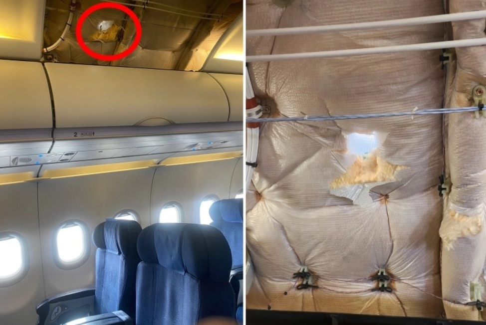 客机降落黎巴嫩机场 流弹射入机舱乘客险死