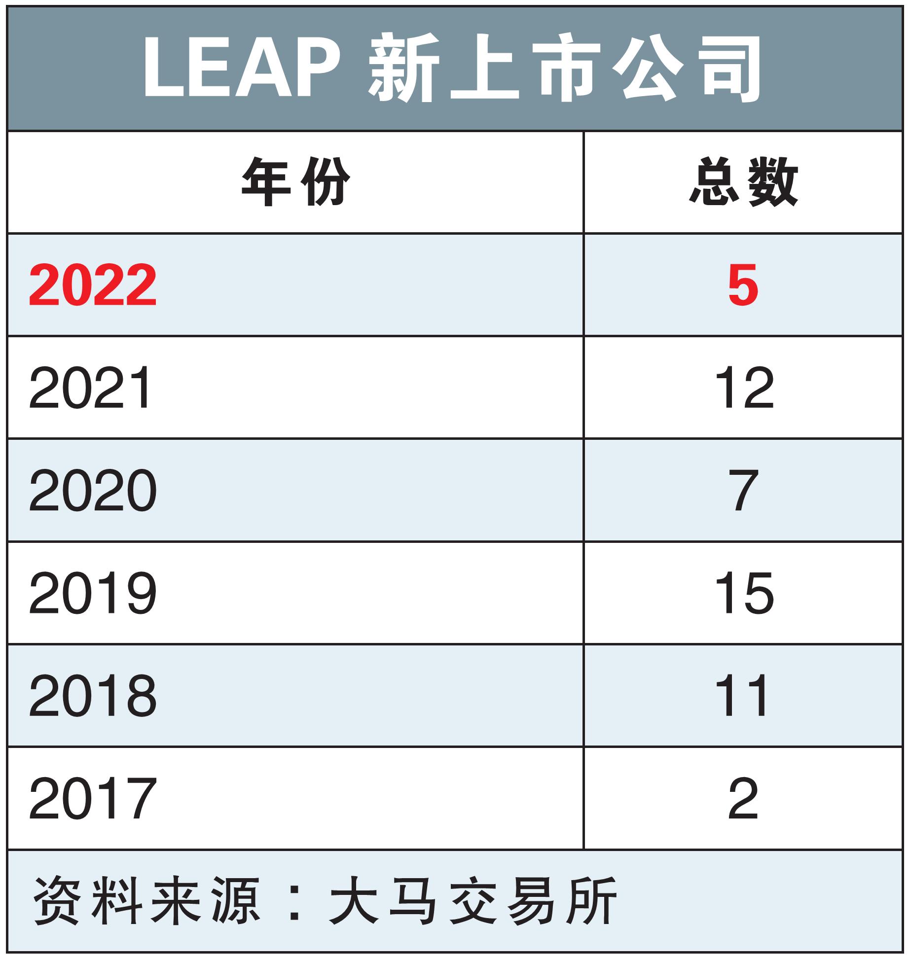 LEAP新上市公司