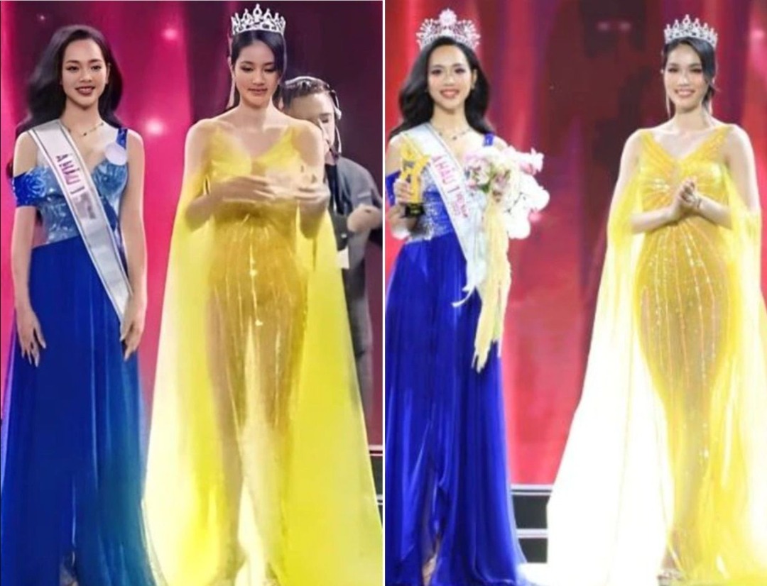 前选美亚军穿“透视装”颁奖 曼妙身材尽显让她很羞愧