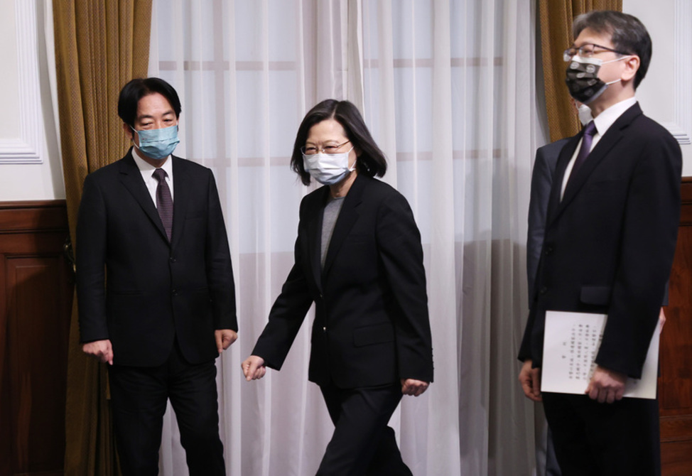 蔡英文记者会