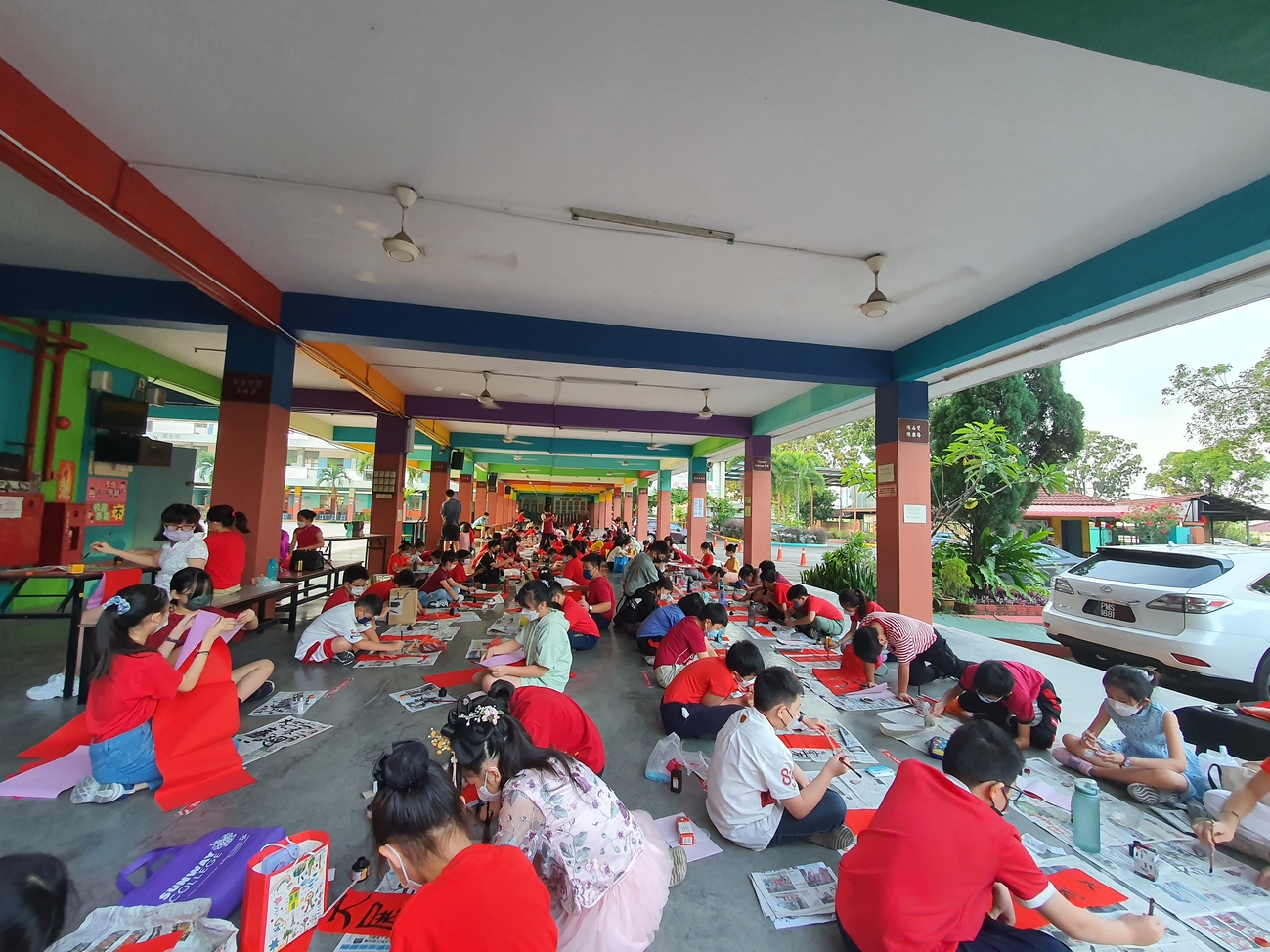 巴生滨华二校 挥春