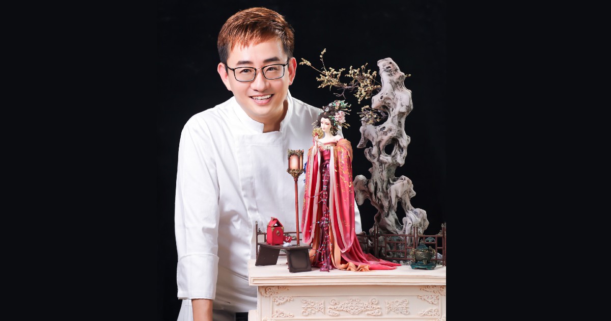 餅師憑巧手製作翻糖蛋糕 神還原李白名詩