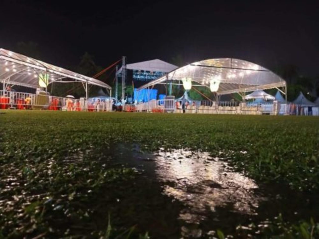 天公不作美下大雨 槟政府元宵活动展期