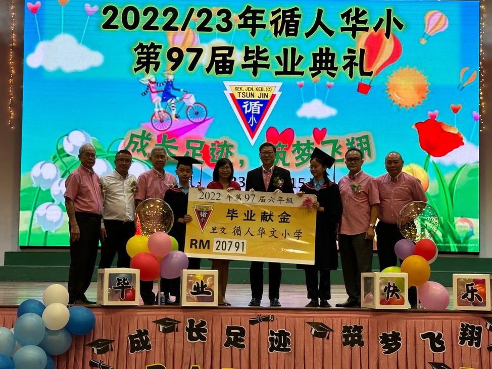循人华小毕业礼 刘国泉吁学生勇于创新