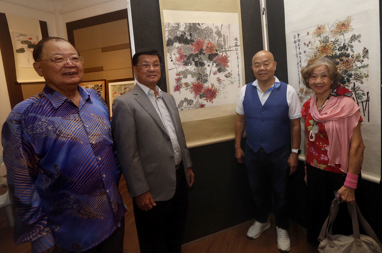 文化与创意产业商会主办 方宝玉画展吸引文人雅士