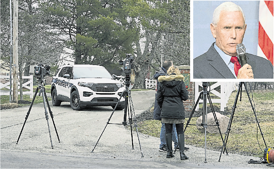 联邦调查局搜彭斯寓所 再获机密标示文件