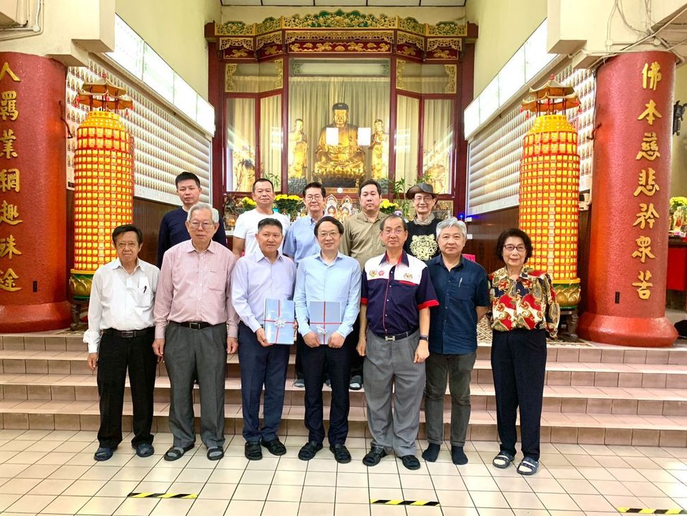 香港研究圆瑛大师团队 访威镇宫观音亭寻史迹
