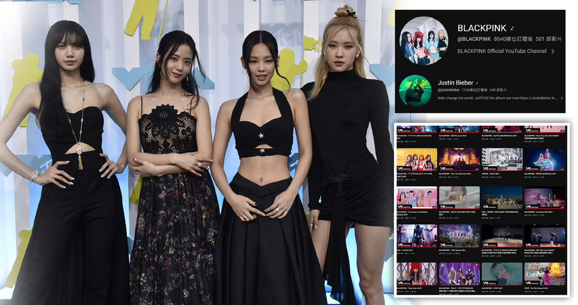 BLACKPINK优管最强 官方订阅人数世界第一