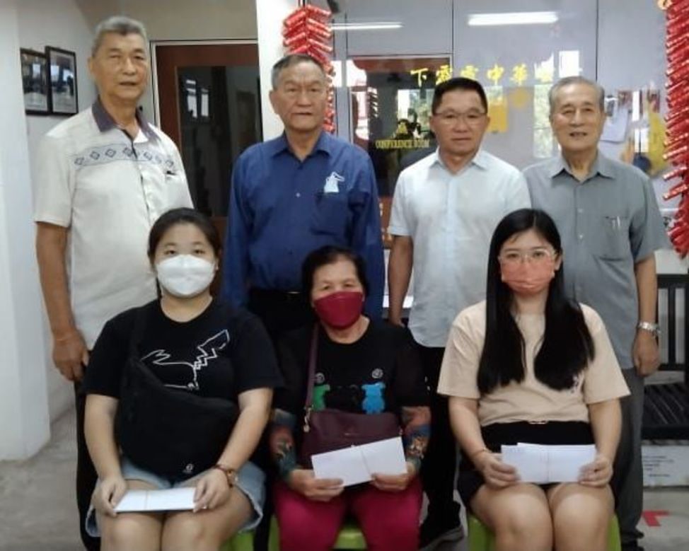 下霹雳中华公会医药基金 拨2400元助4病患