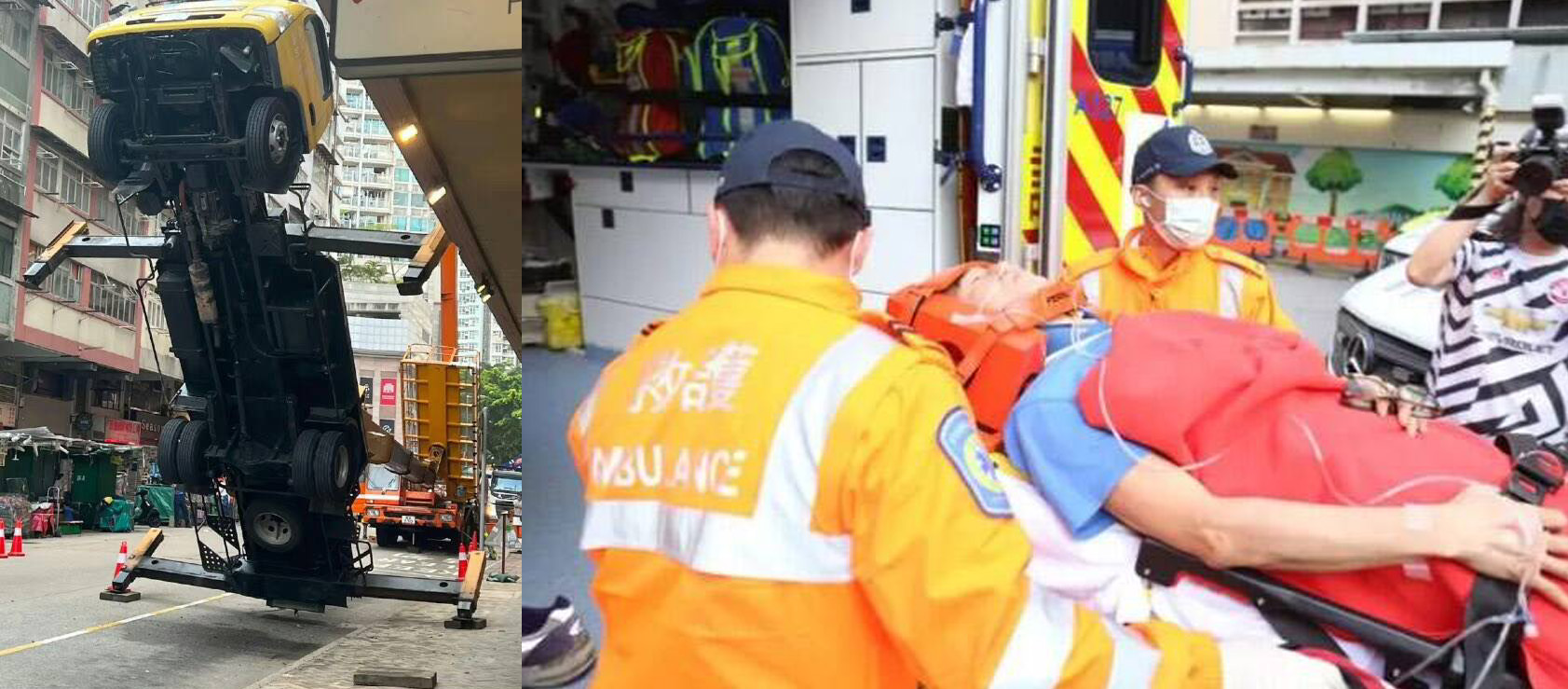 黄渤,拍摄意外,倪妮,香港,一个男人和一个女人,升降台,吊臂车,英皇电影,七印象文化,