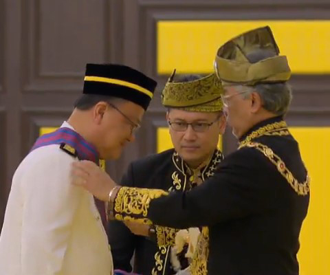 大马水管专家勇达掌舵人 黄福受封丹斯里勋衔