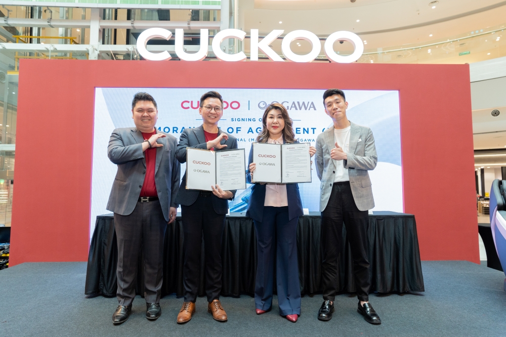 CUCKOO与OGAWA强强联手 为国人打造高质健康的生活