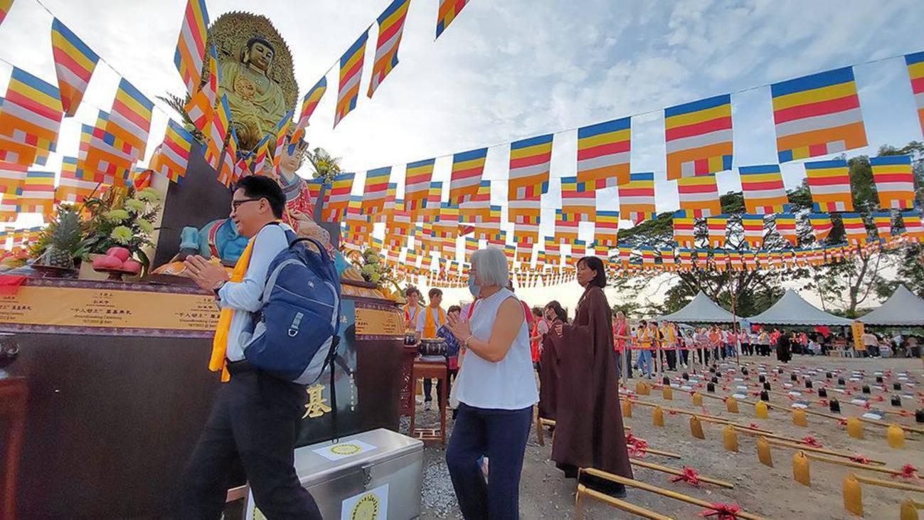 法炬山如來寺動土奠基禮  1500人參與