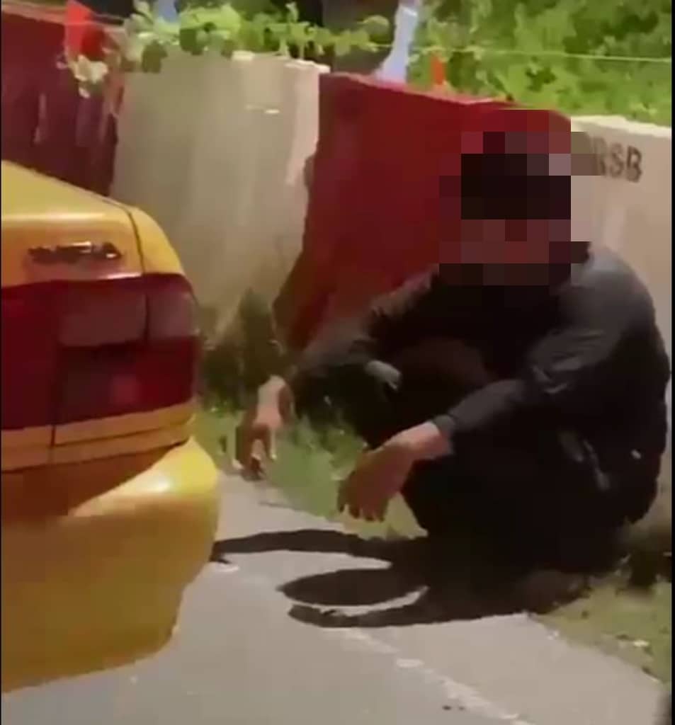 男子逆向行驶
