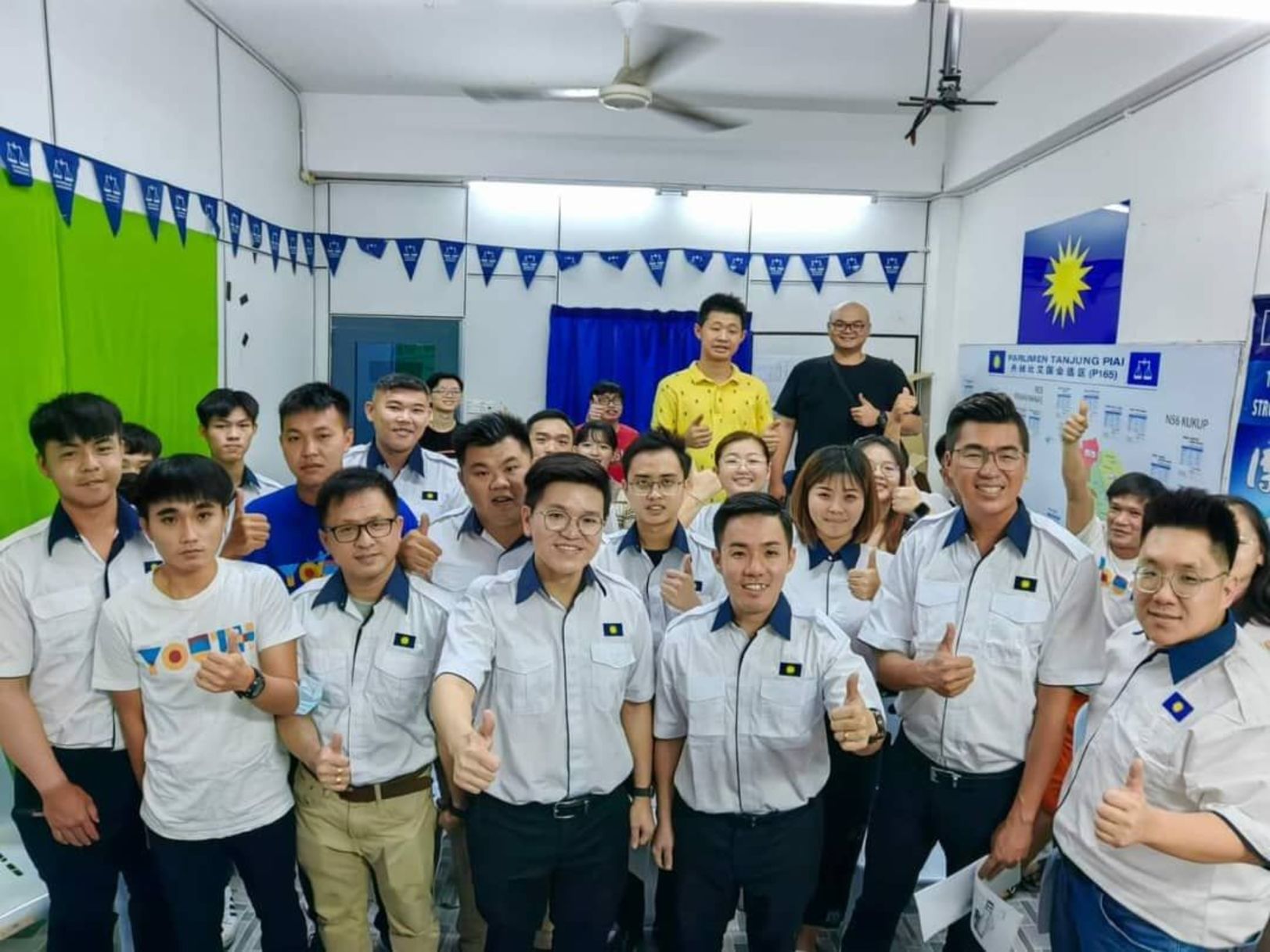 丹絨比艾馬青 支持林添順競選總團長