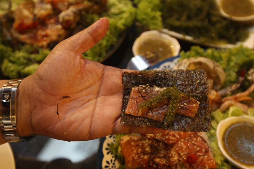 三文魚生醃