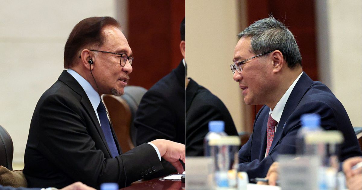 商双边贸易等课题 安华李强举行四眼会谈