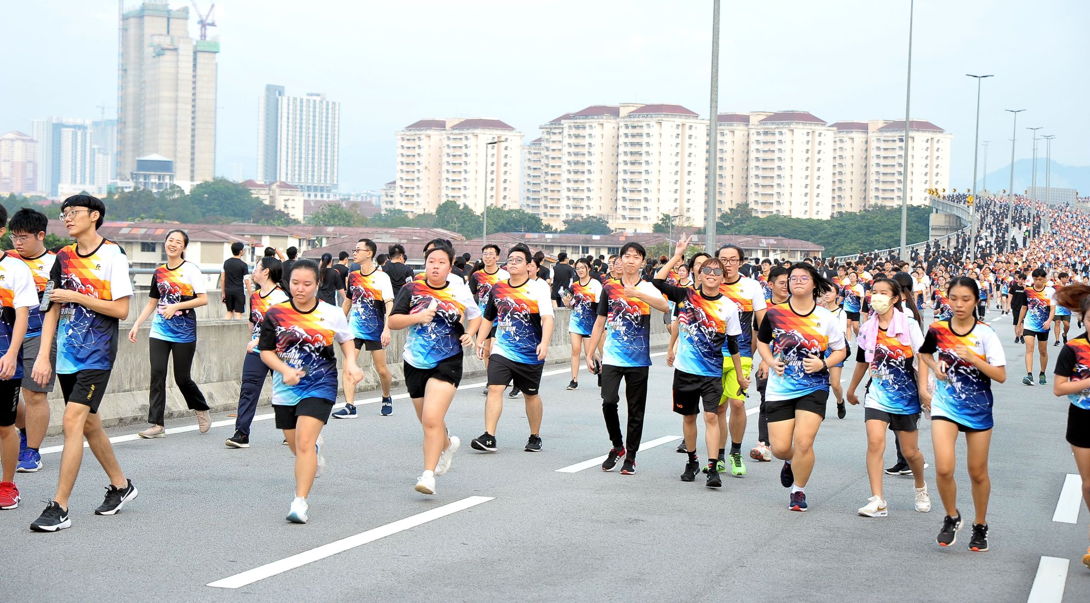 大马日参与Duke拉曼竞跑 4000人奔向团结未来