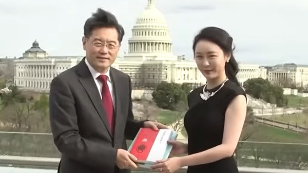 金融时报:秦刚情妇主动露馅 去年在美国代孕生子