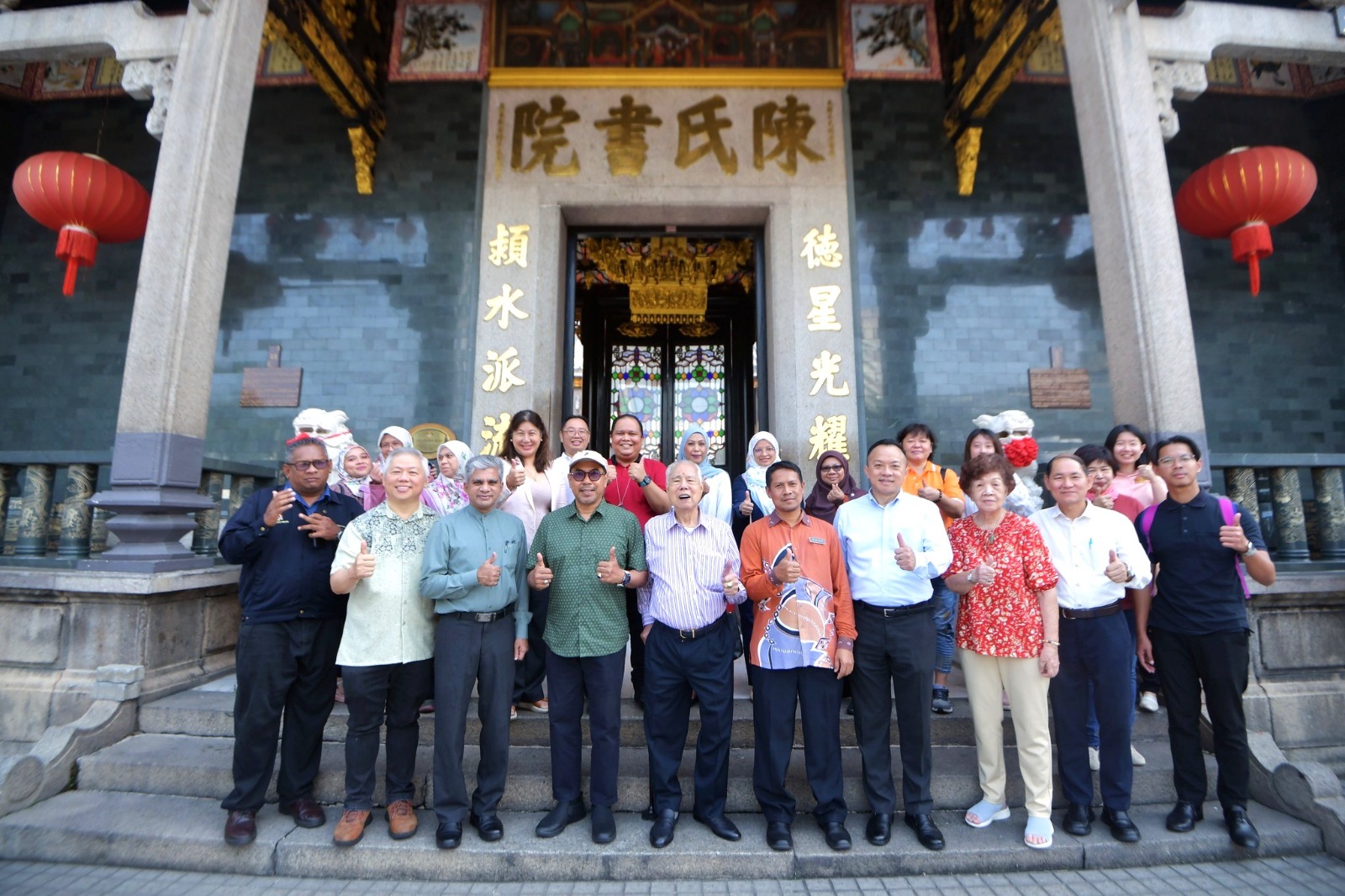 国家文遗委会实地考察 今审核陈氏书院申遗案