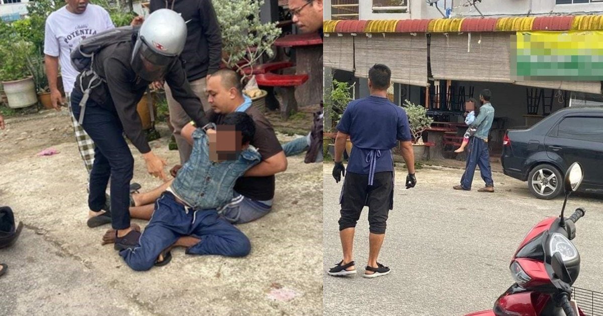 独留摩托车上等父买早餐 女童险被男子拐走