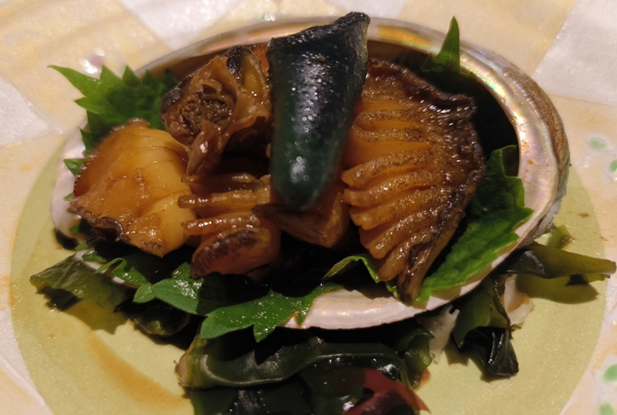 鲍鱼炒牛油酱油