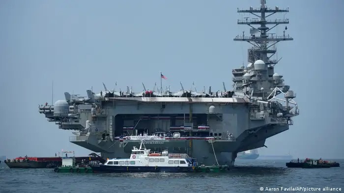 中国在南中国海巡航两天